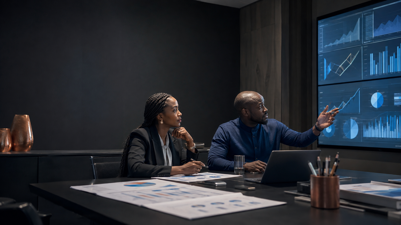 Enterprise consultants working together